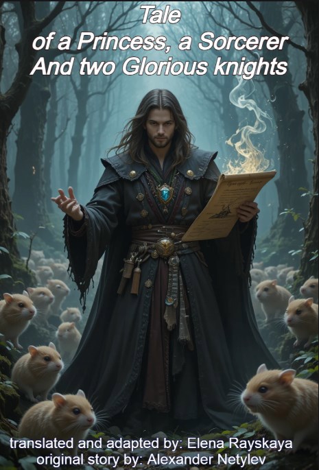 Обложка произведения The Tale of a Princess, a Sorcerer, and Two Glorious Knights
