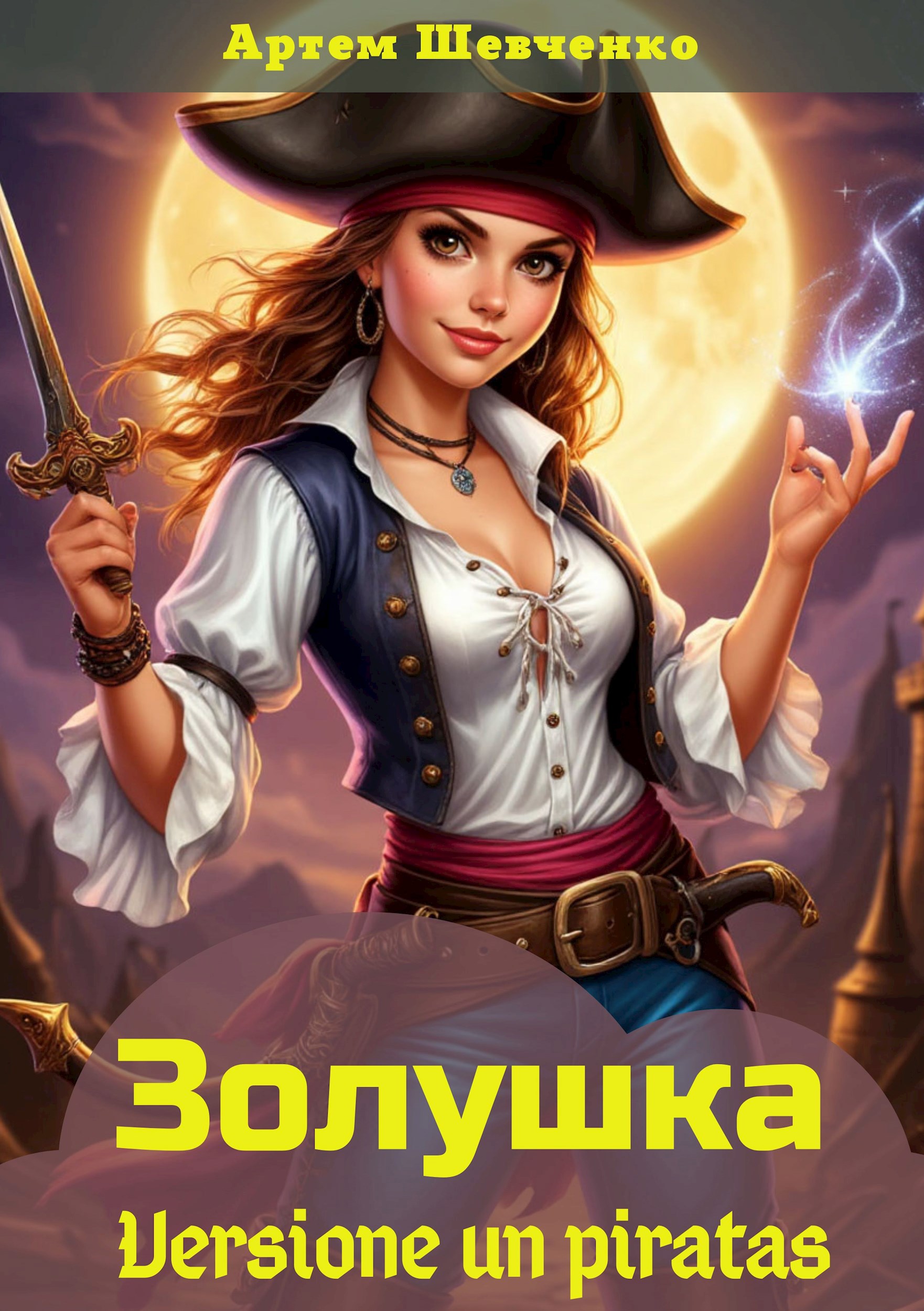Обложка произведения Золушка. Versione un piratas