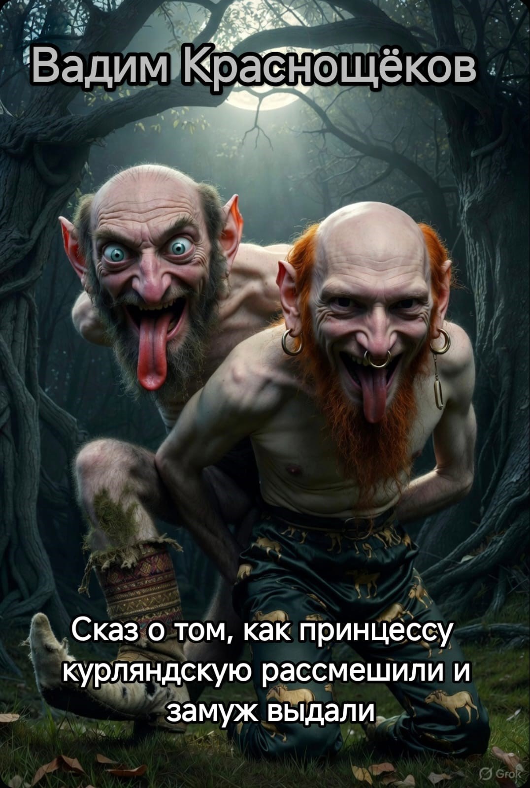 Обложка произведения Сказ о том, как принцессу курляндскую рассмешили и замуж выдали.