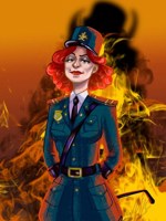 Обложка произведения О_ДА «Бумажная Дьяволица!»