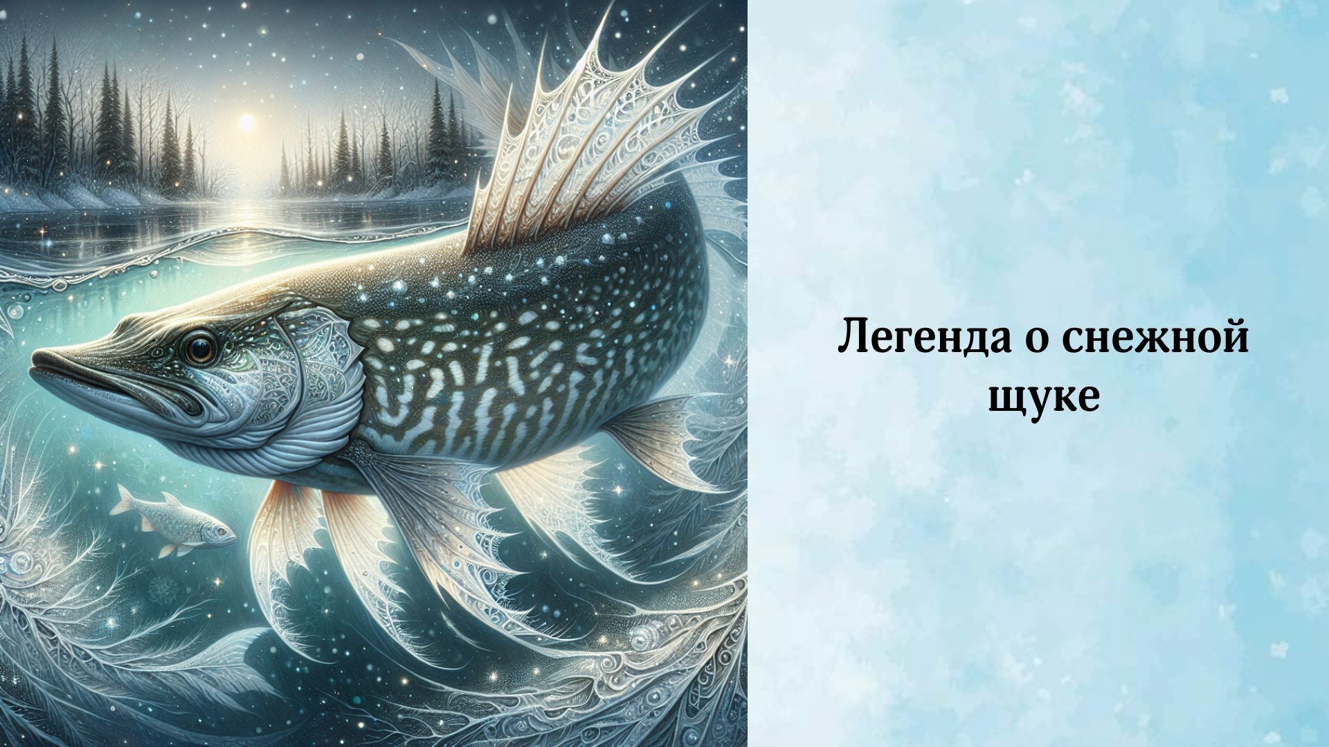 Обложка произведения Легенда о снежной щуке
