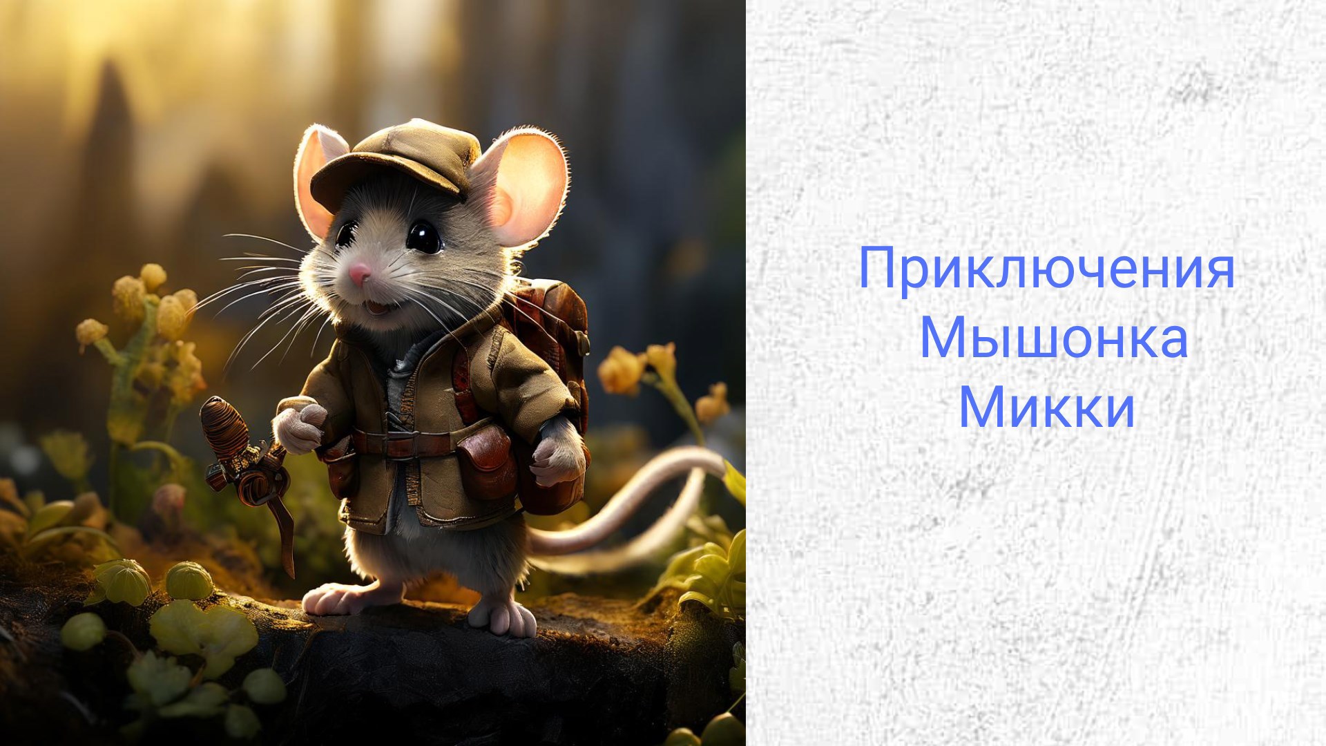 Обложка произведения Приключение мышонка Микки