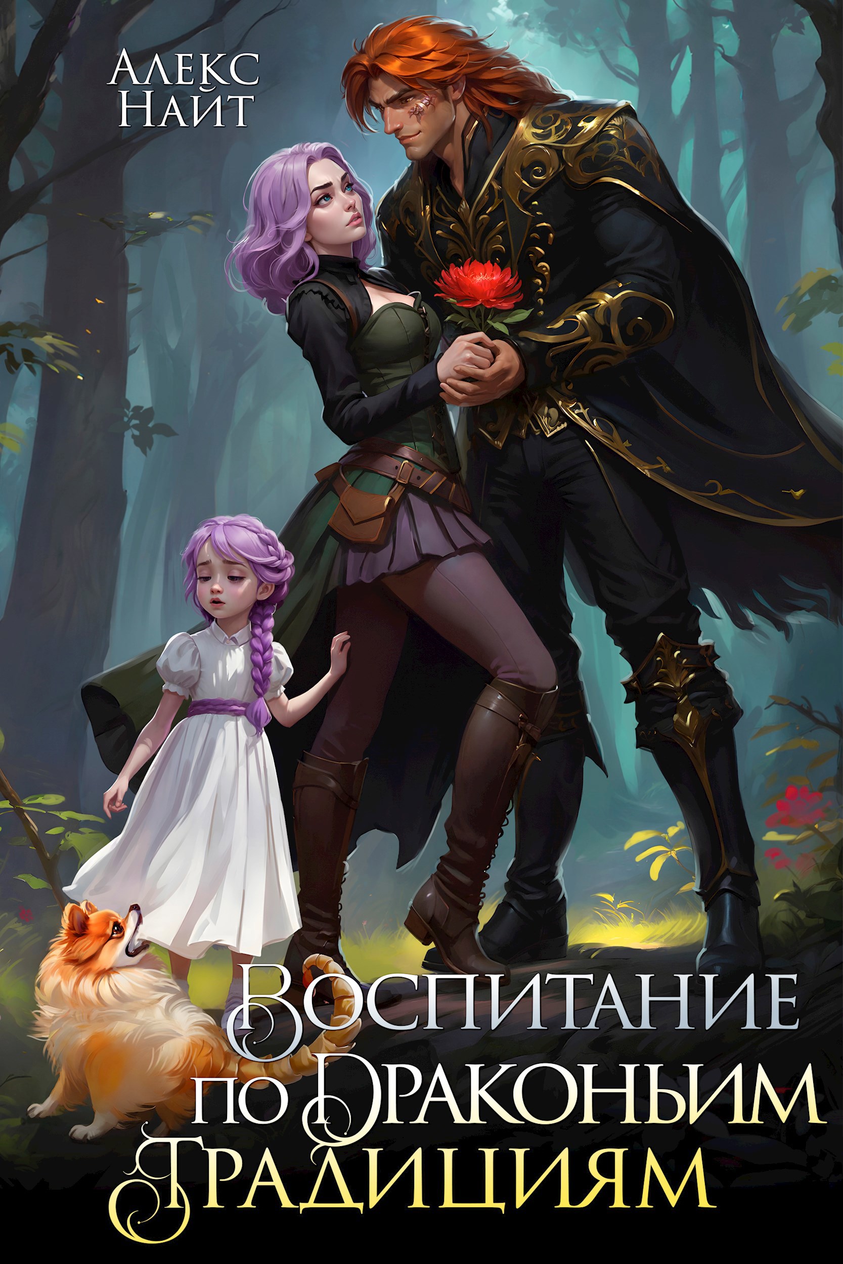 Обложка произведения Воспитание по драконьим традициям. Травница для медного лорда