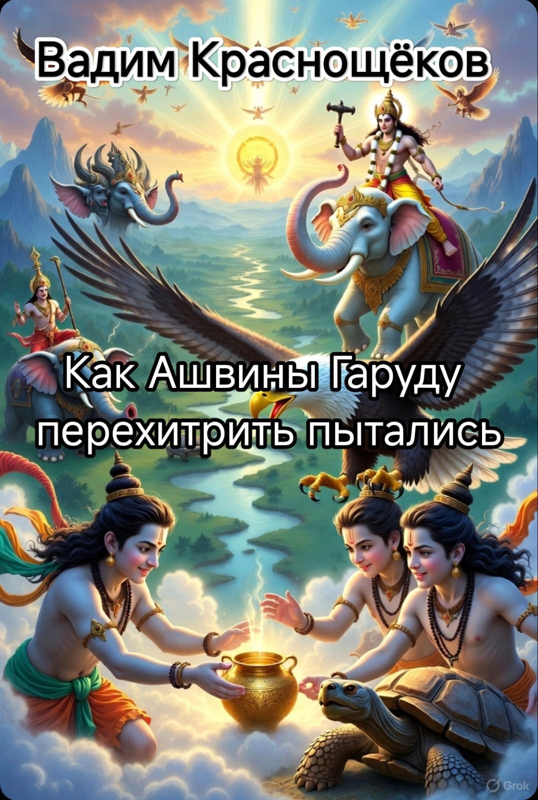 Обложка произведения Как ашвины Гаруду перехитрить пытались