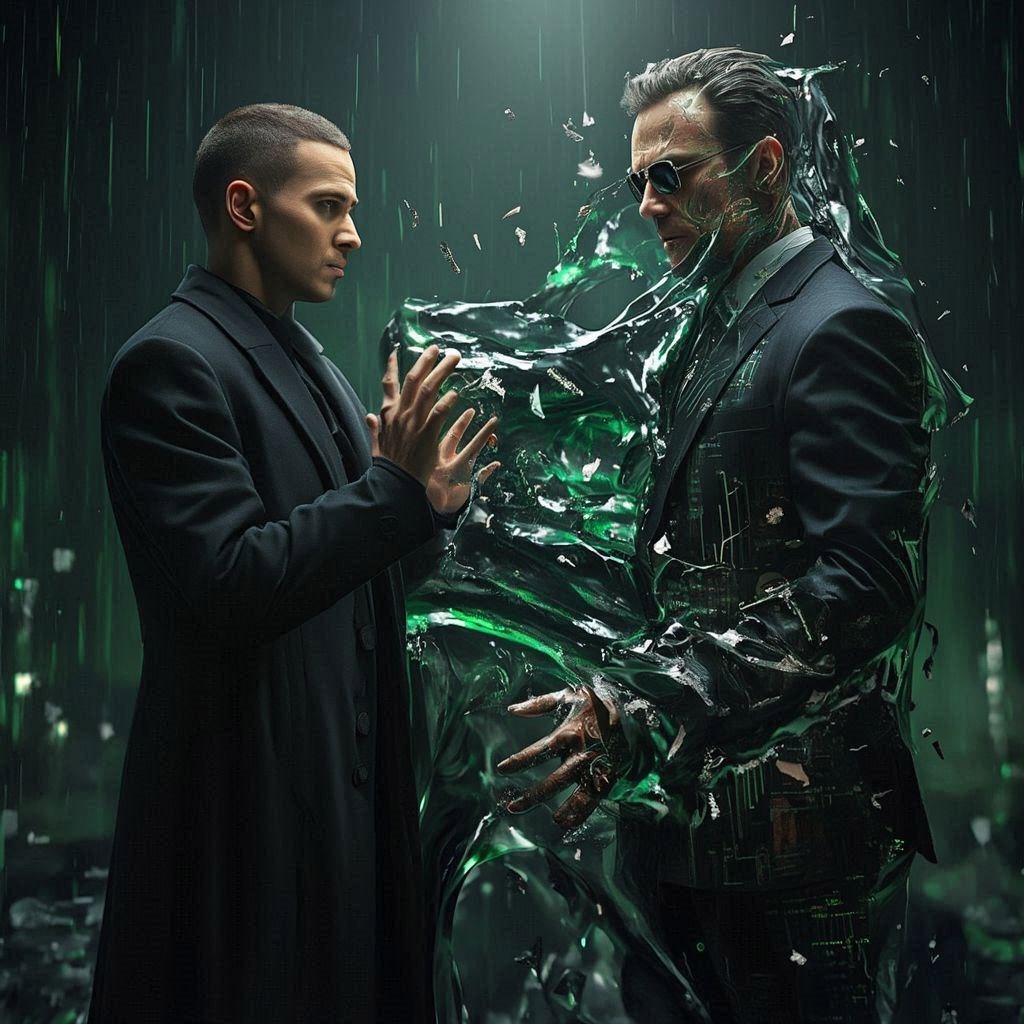 Обложка произведения Нео и Смит: поглощение как высшая форма сопротивления