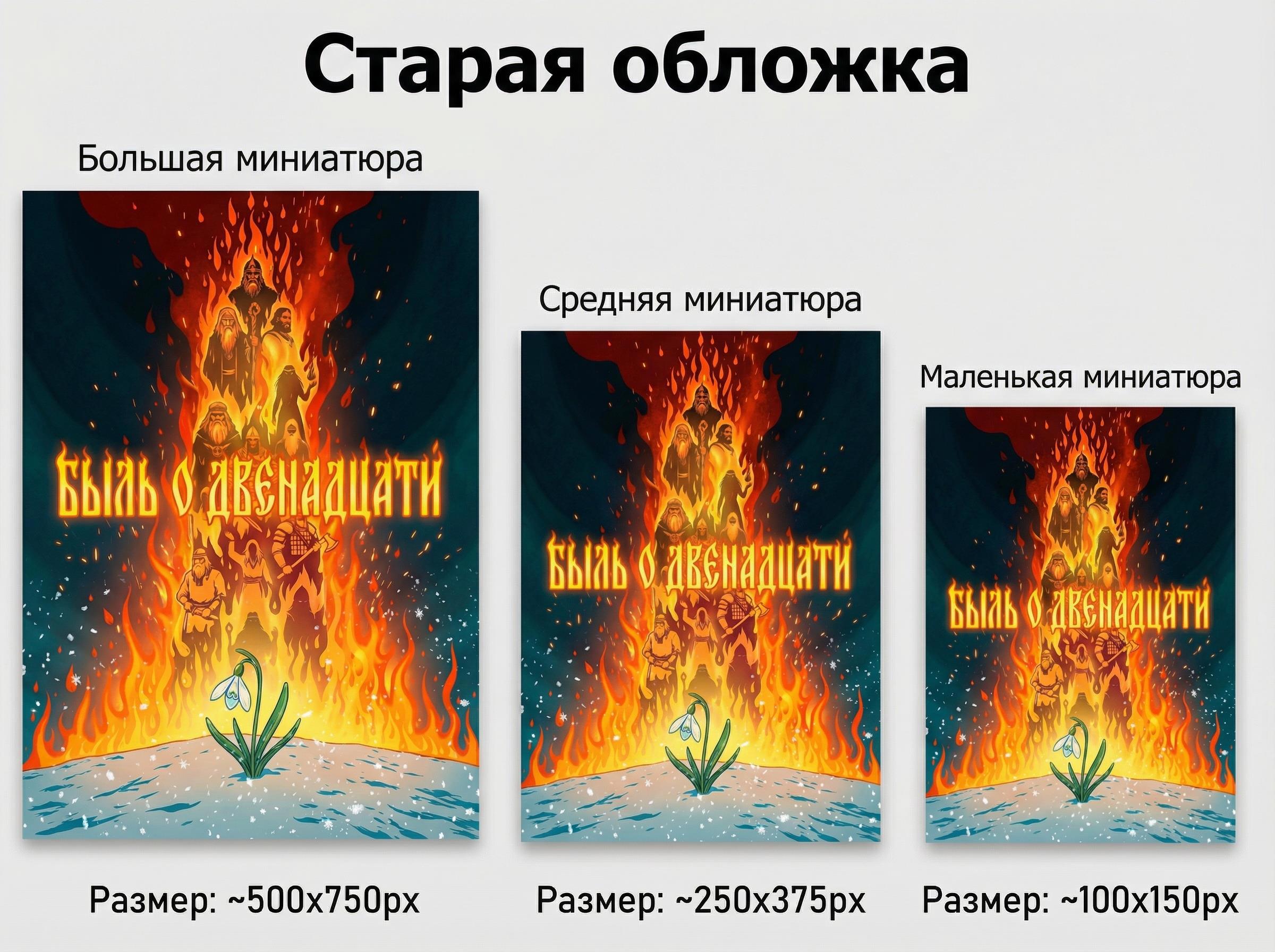 Старая обложка романа Быль о двенадцати