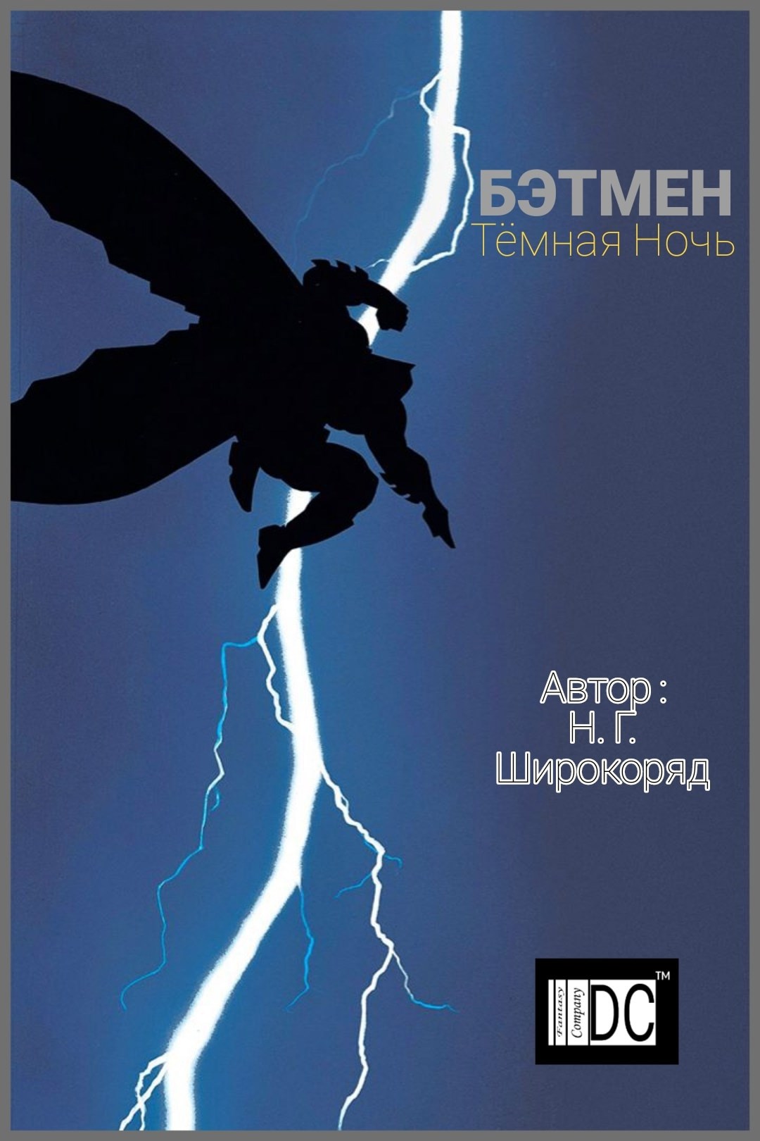Обложка книги «Бэтмен : Тёмная ночь»