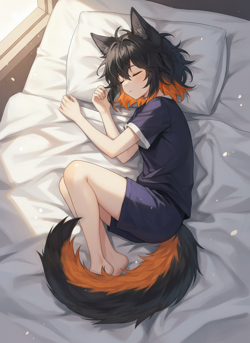 Луна спит. Очень мило...