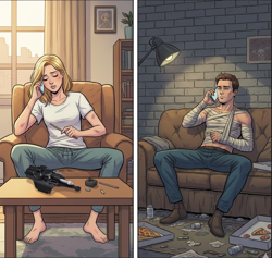 После драки