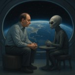 Обложка произведения Интервью с пришельцем