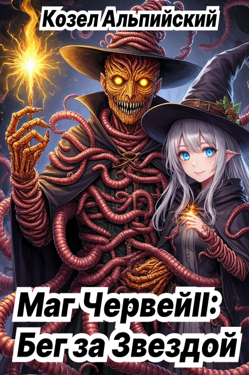 Обложка книги «Маг Червей II: Бег за Звездой»