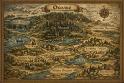 карта Околья