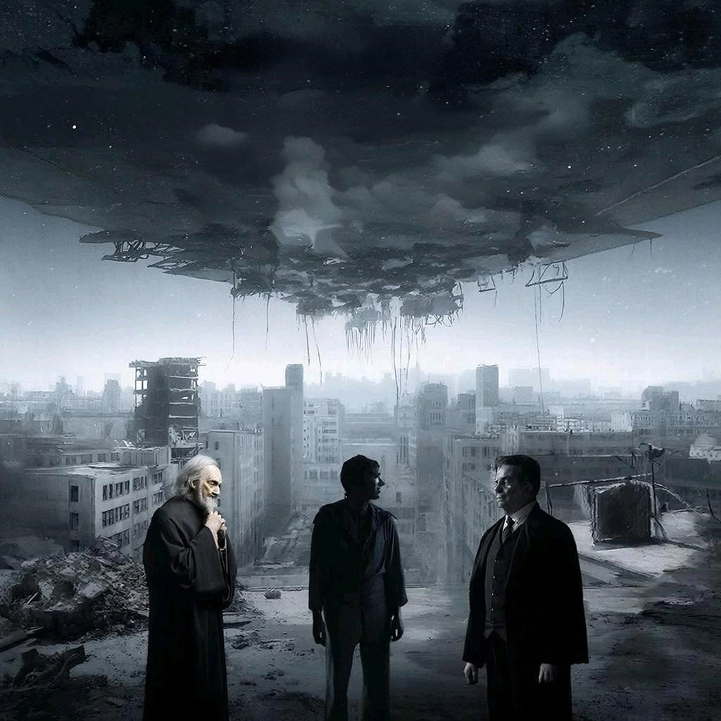 Обложка книги «Перевёрнутое Небо (Пьеса для театра абсурда)»