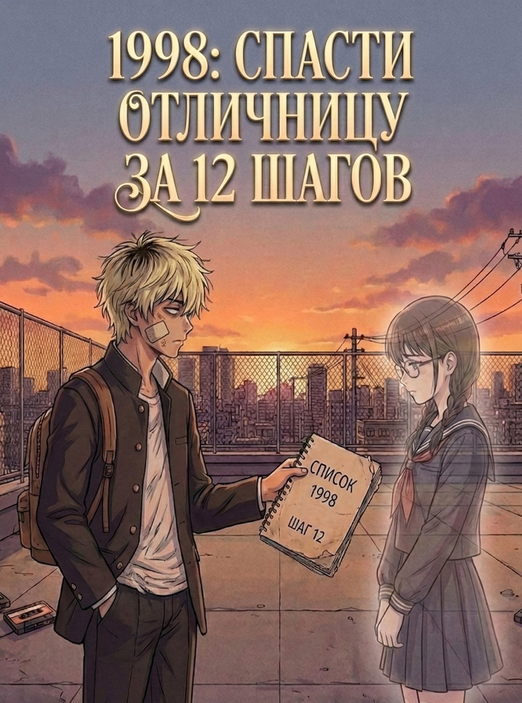 Обложка книги ««1998: Спасти отличницу за 12 шагов»»