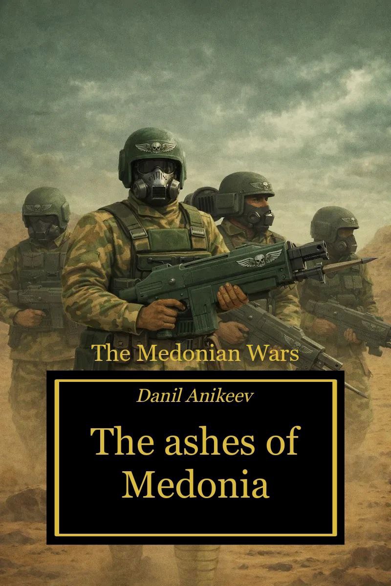 Обложка книги «Warhammer 40,000: The ashes of Medonia»