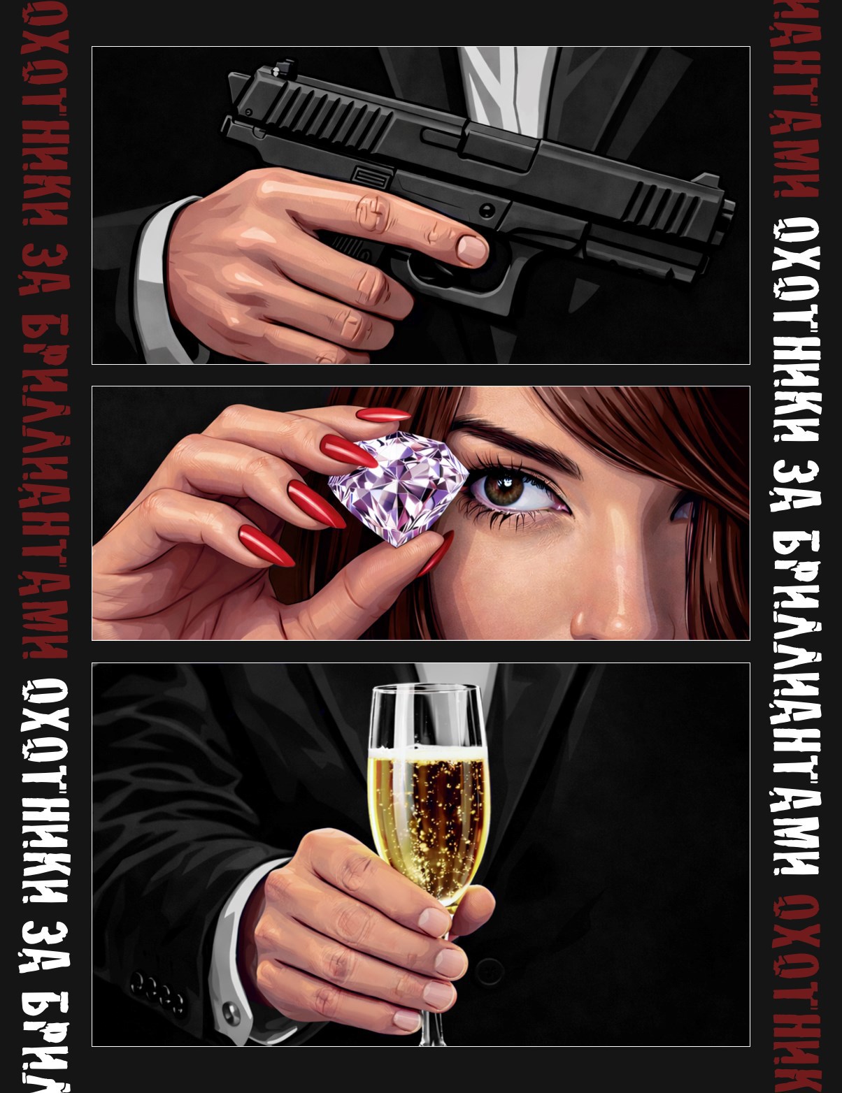 Обложка книги «Охотники за бриллиантами»