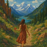 Обложка произведения Нить Ариадны: Путь к родникам Алтая