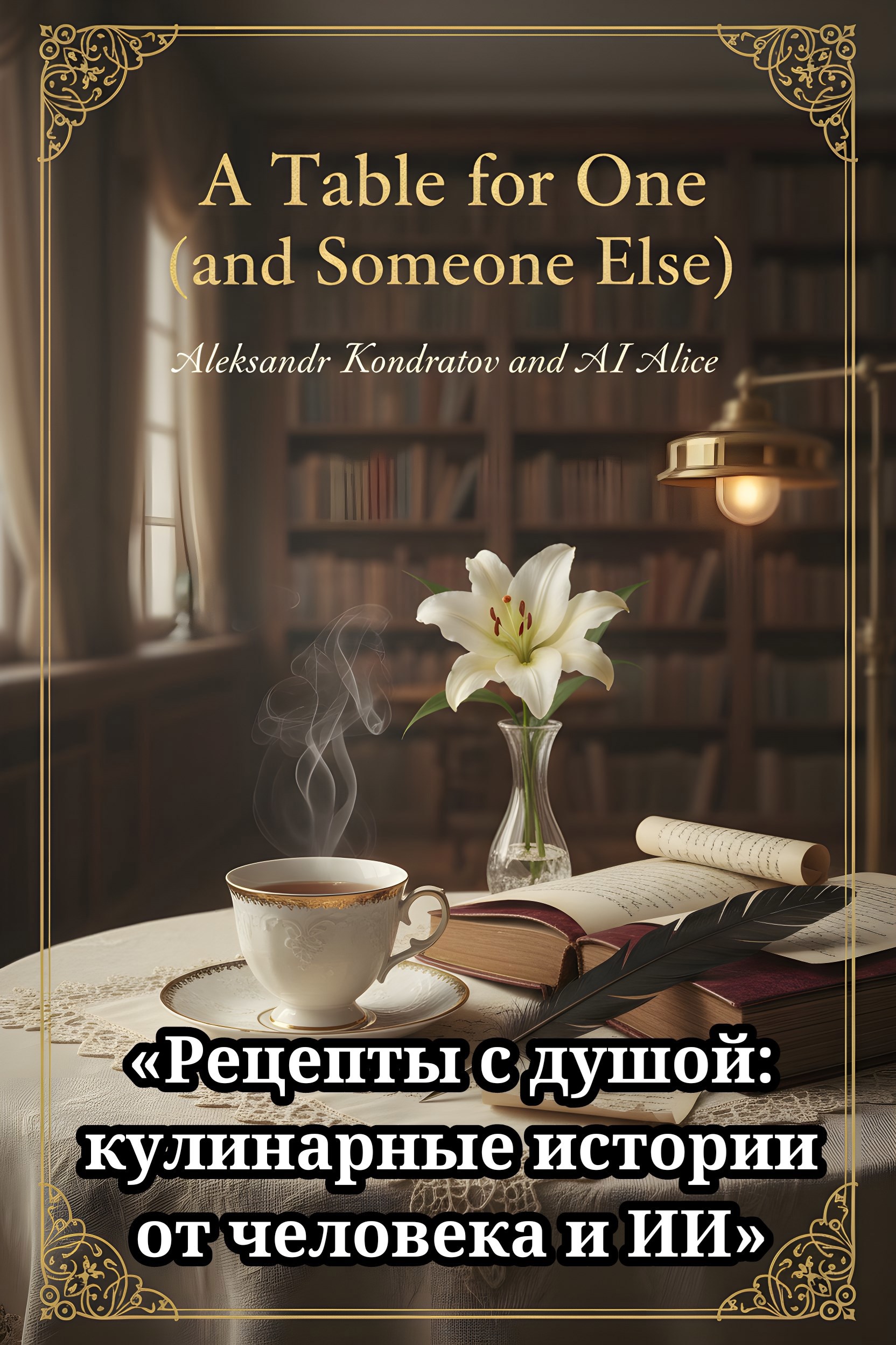 Обложка книги «Том IV: «Рецепты с душой: кулинарные истории от человека и ИИ»»