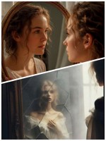 Обложка произведения Кто в зеркале