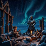 Обложка произведения Стеклянное Рождество в стране Железных Людей