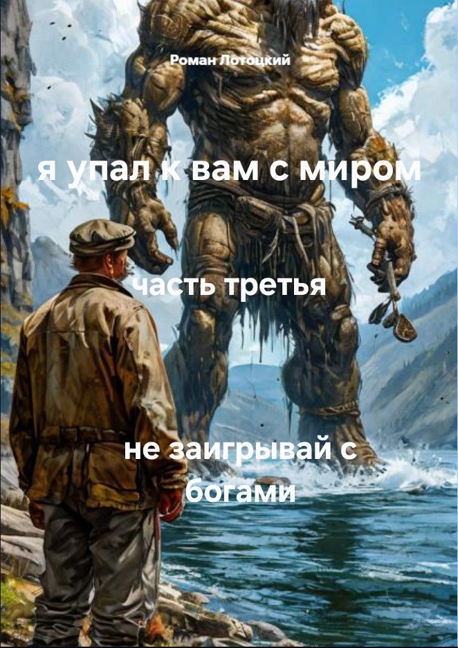 Обложка книги «Я упал к вам с миром. Часть третья. Не заигрывай с богами!»