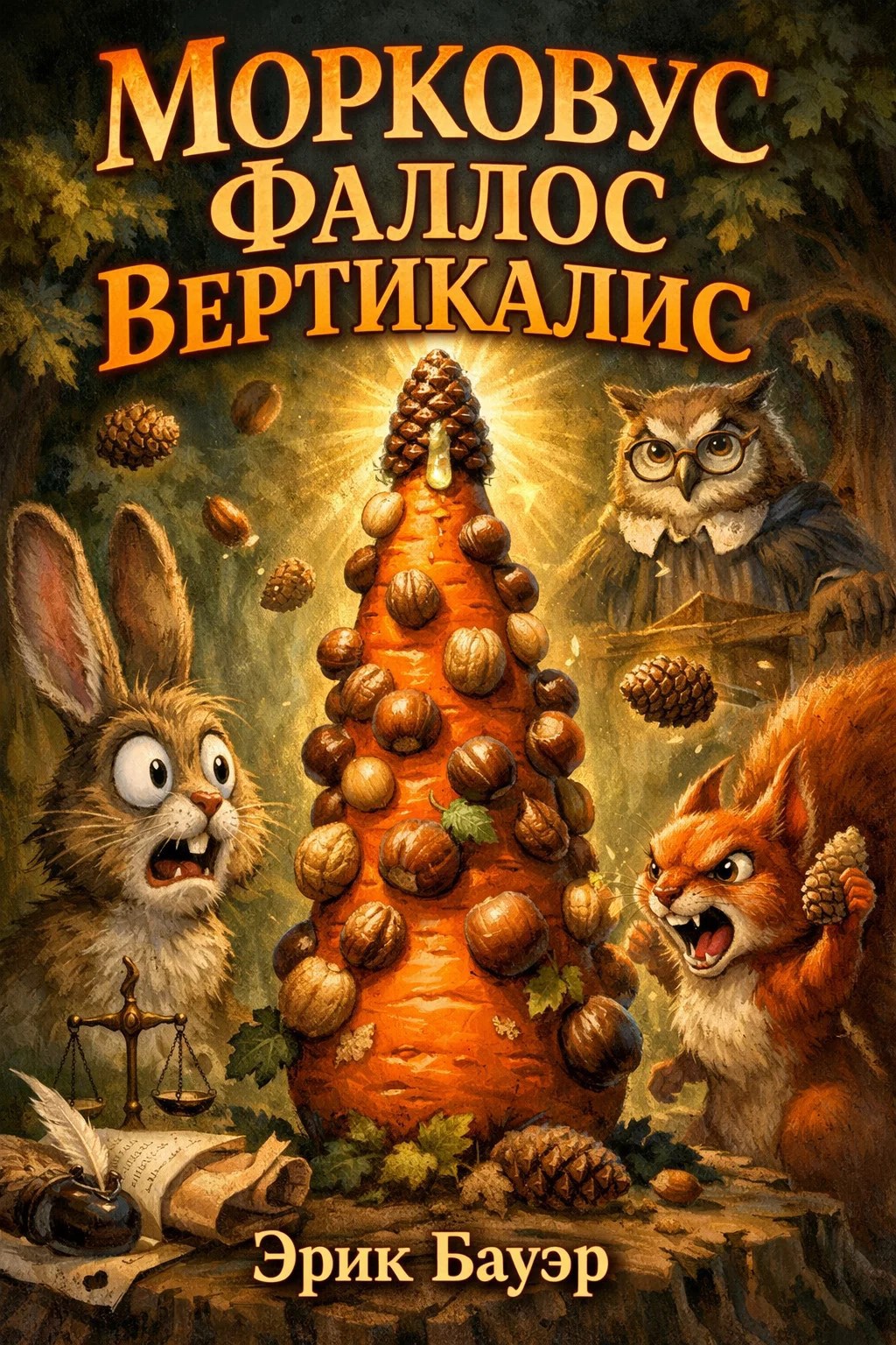 Обложка книги «МОРКОВУС ФАЛЛУС ВЕРТИКАЛИС или как Эрик с Дипсиком сказку писали»