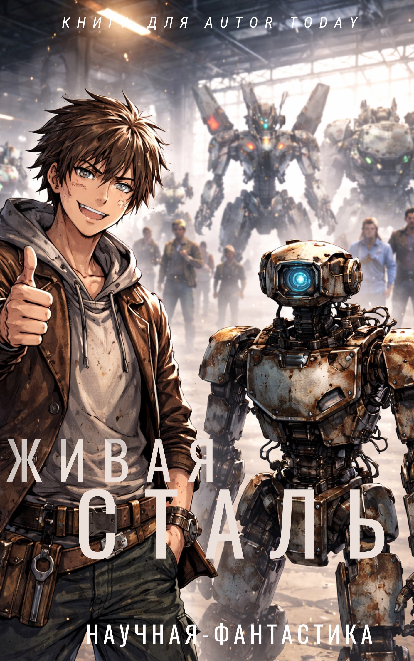 Обложка книги «Живая Сталь.»