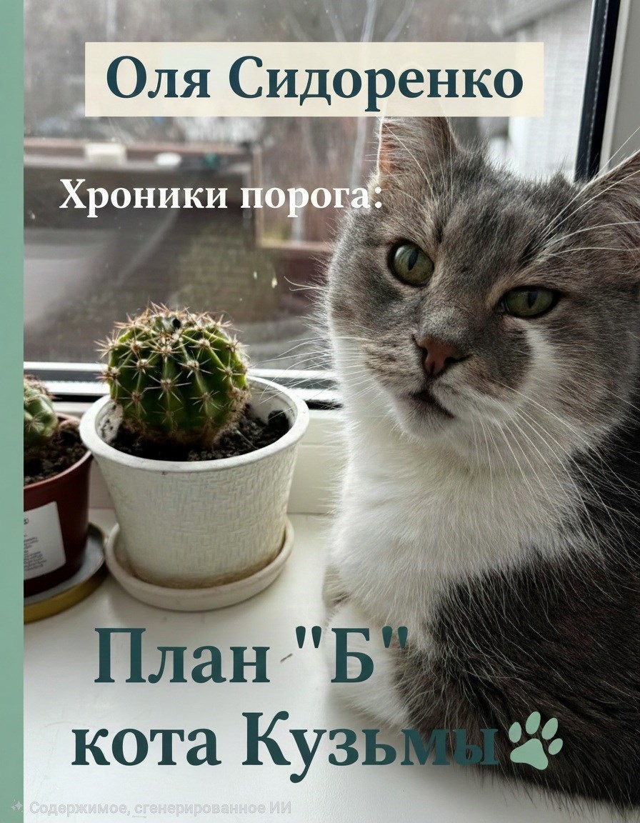 Обложка книги «Хроники порога: План "Б" кота Кузьмы»
