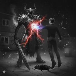 Бой Макса с демоном