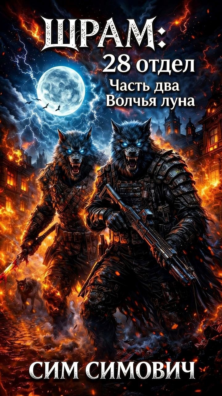 Обложка книги «Шрам: 28 отдел "Волчья луна"»