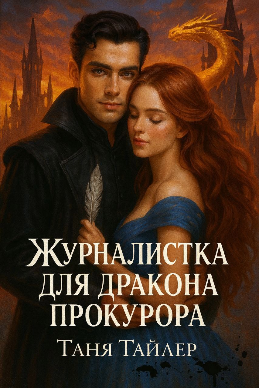 Обложка книги «Журналистка для дракона прокурора»