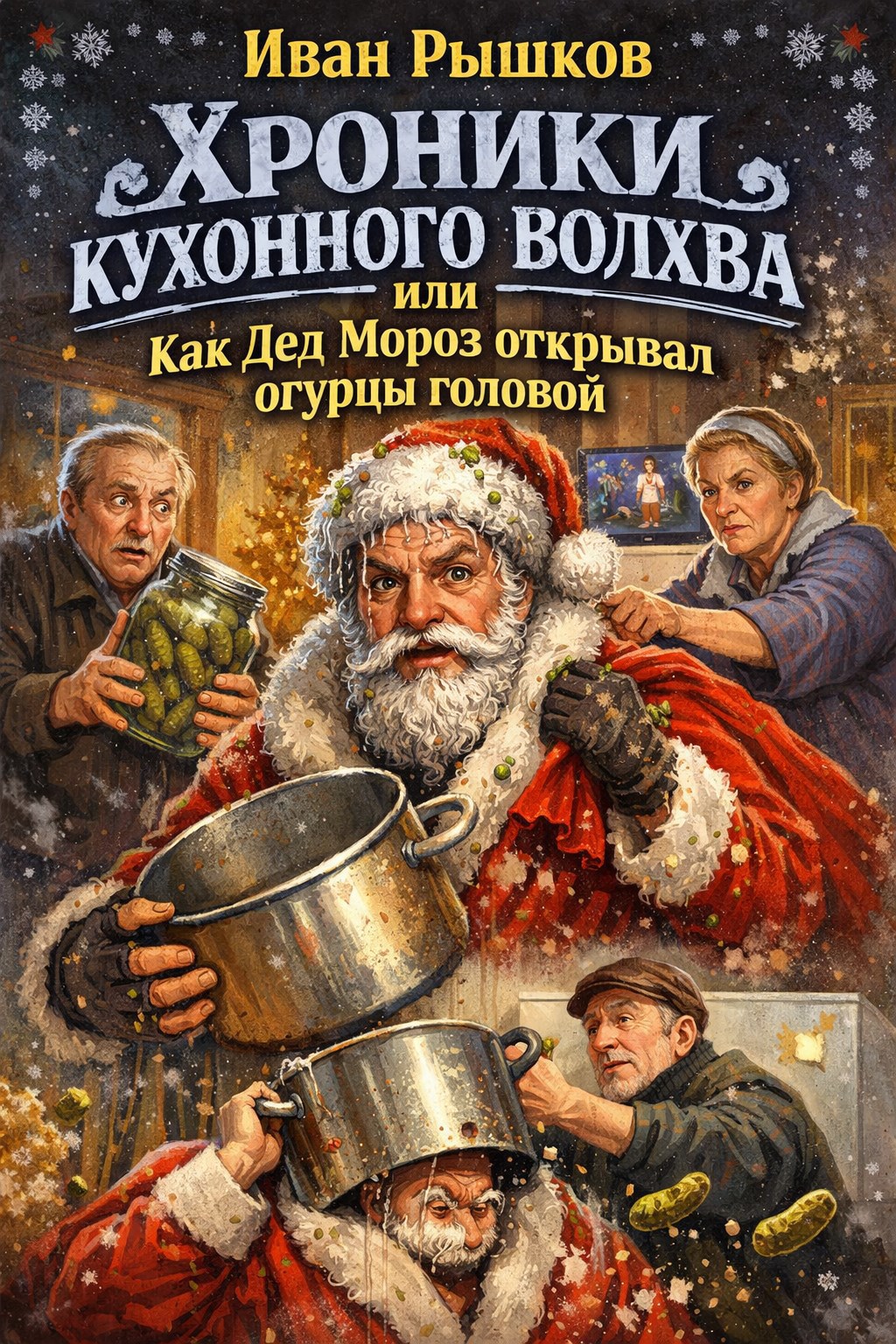 Обложка книги «Хроники кухонного волхва или Как Дед Мороз открывал огурцы головой»