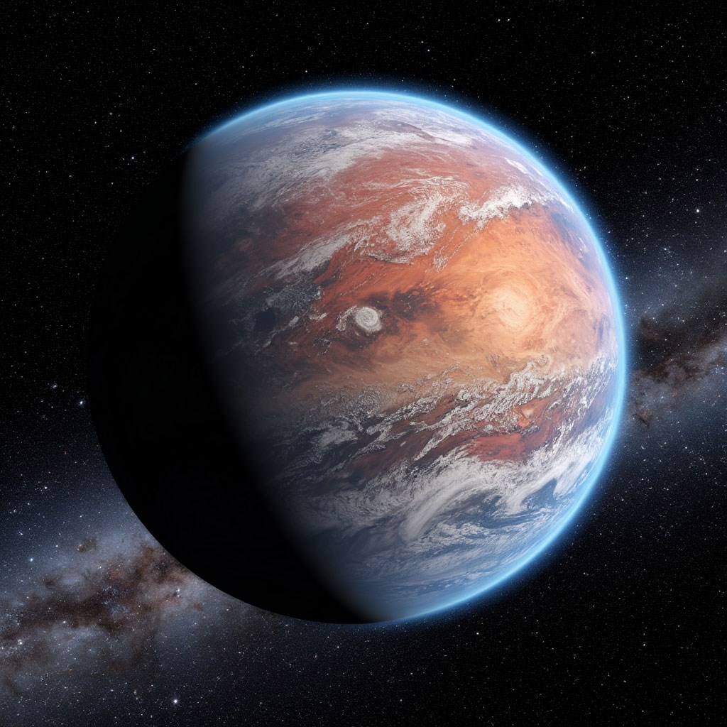 Обложка книги «Путешествие по экзопланетам и космосу»