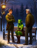 Обложка произведения Новый/Старый год в Фэнтезёбурге