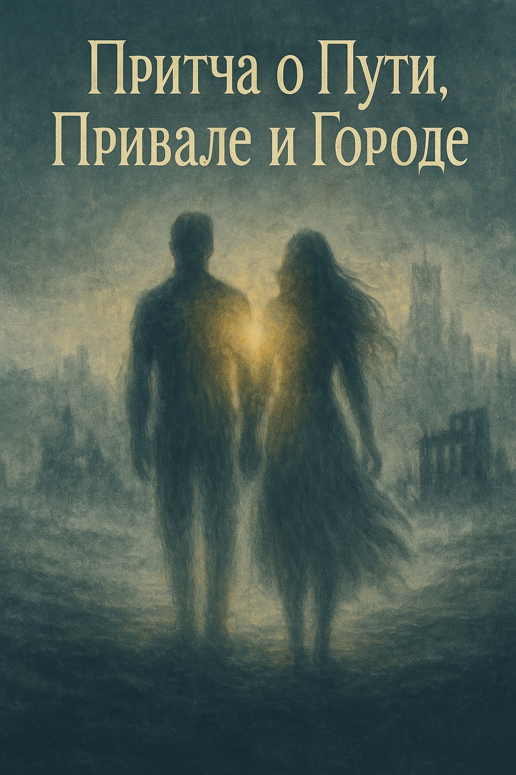 Обложка книги «Притча о Пути, Привале и Городе.»
