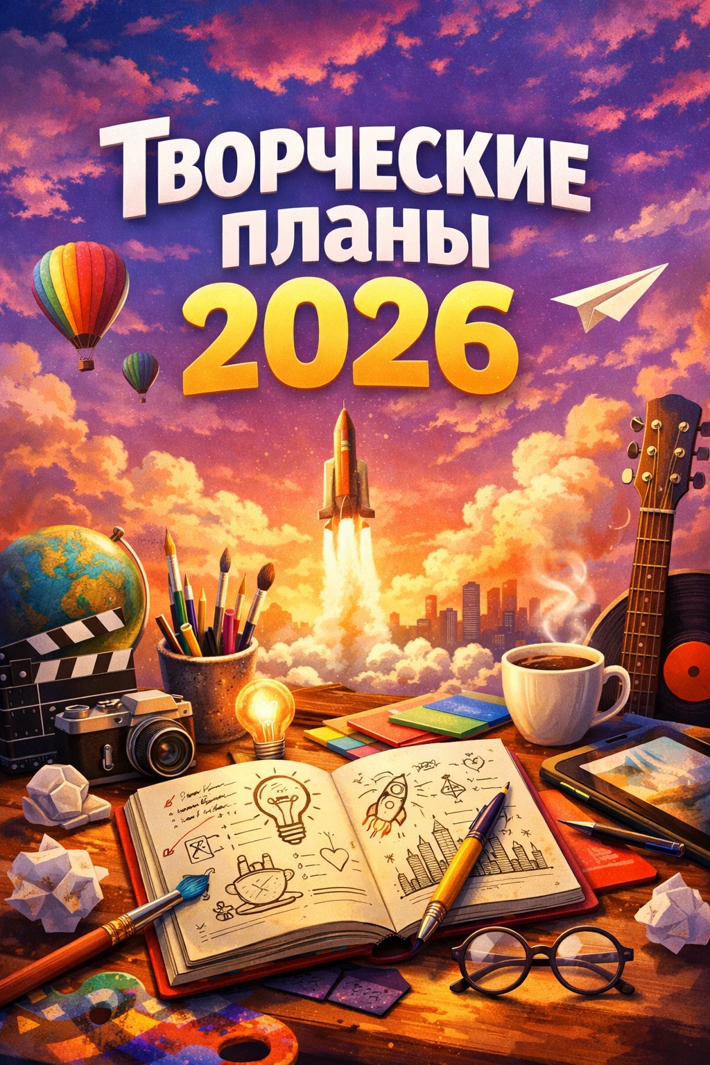 Обложка книги «Творческие планы 2026»