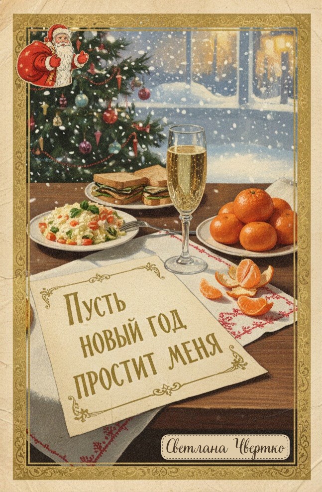 Обложка книги «Пусть Новый год простит меня»