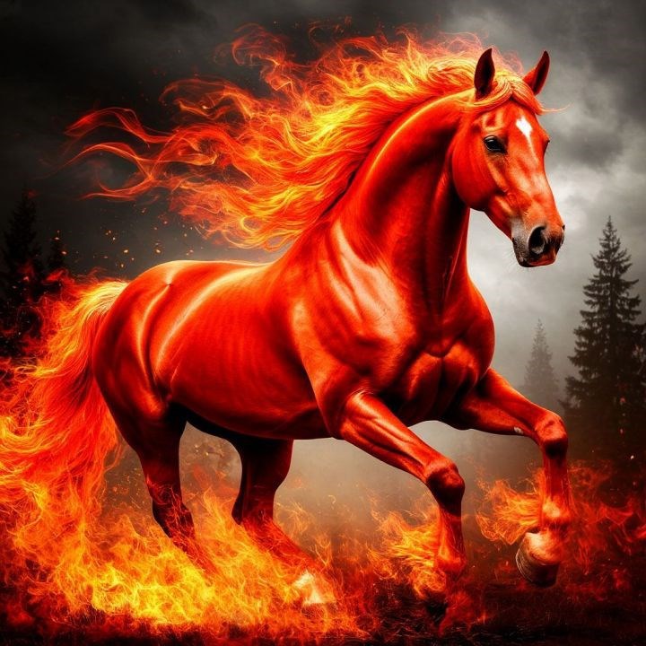 Обложка книги «Пламенный Конь»