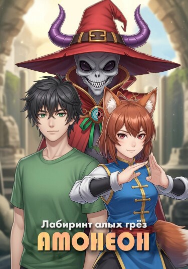 Обложка книги «АМОНЕОН | Лабиринт Алых Грёз»