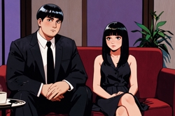 Кайн и Наташа на шоу...