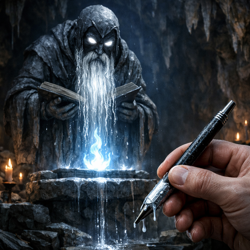 Статуя старика