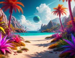 Пляж планеты Притонии