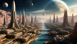 Город инопланетный