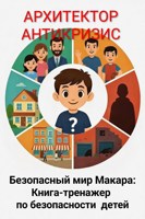 Обложка произведения Безопасный мир Макара: Книга-тренажер по безопасности детей