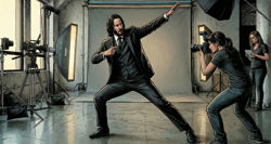 Сильвер на съёмках