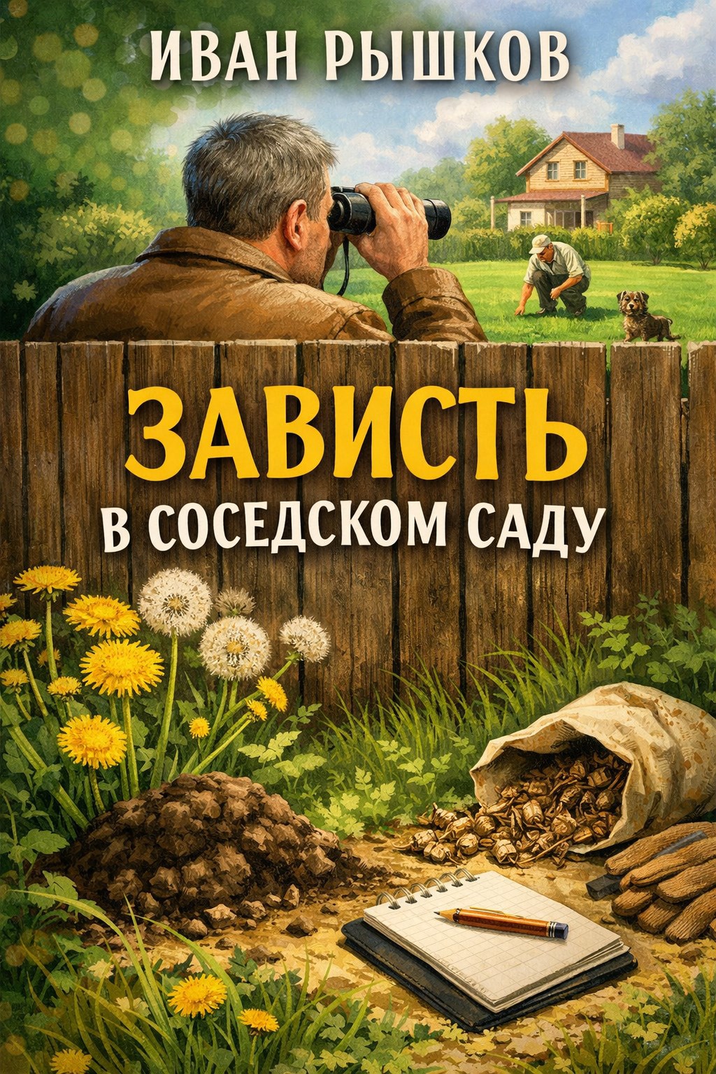 Обложка книги «Зависть в соседском саду»