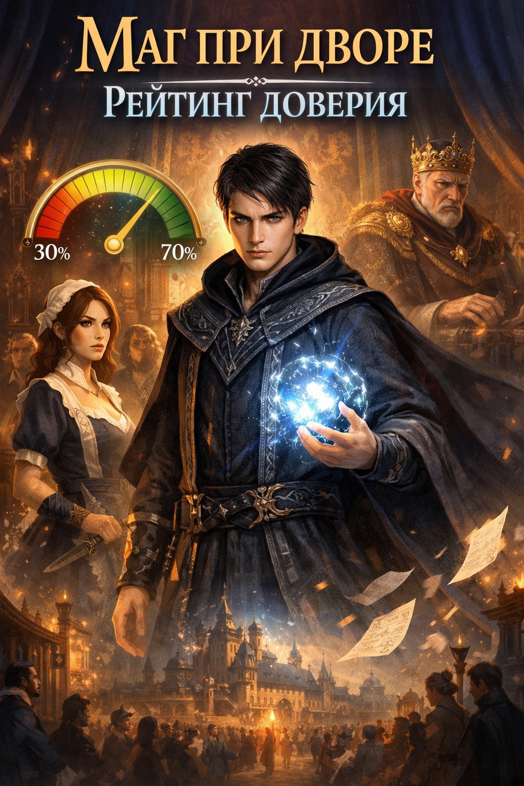 Обложка книги «Маг при дворе и рейтинг доверия»