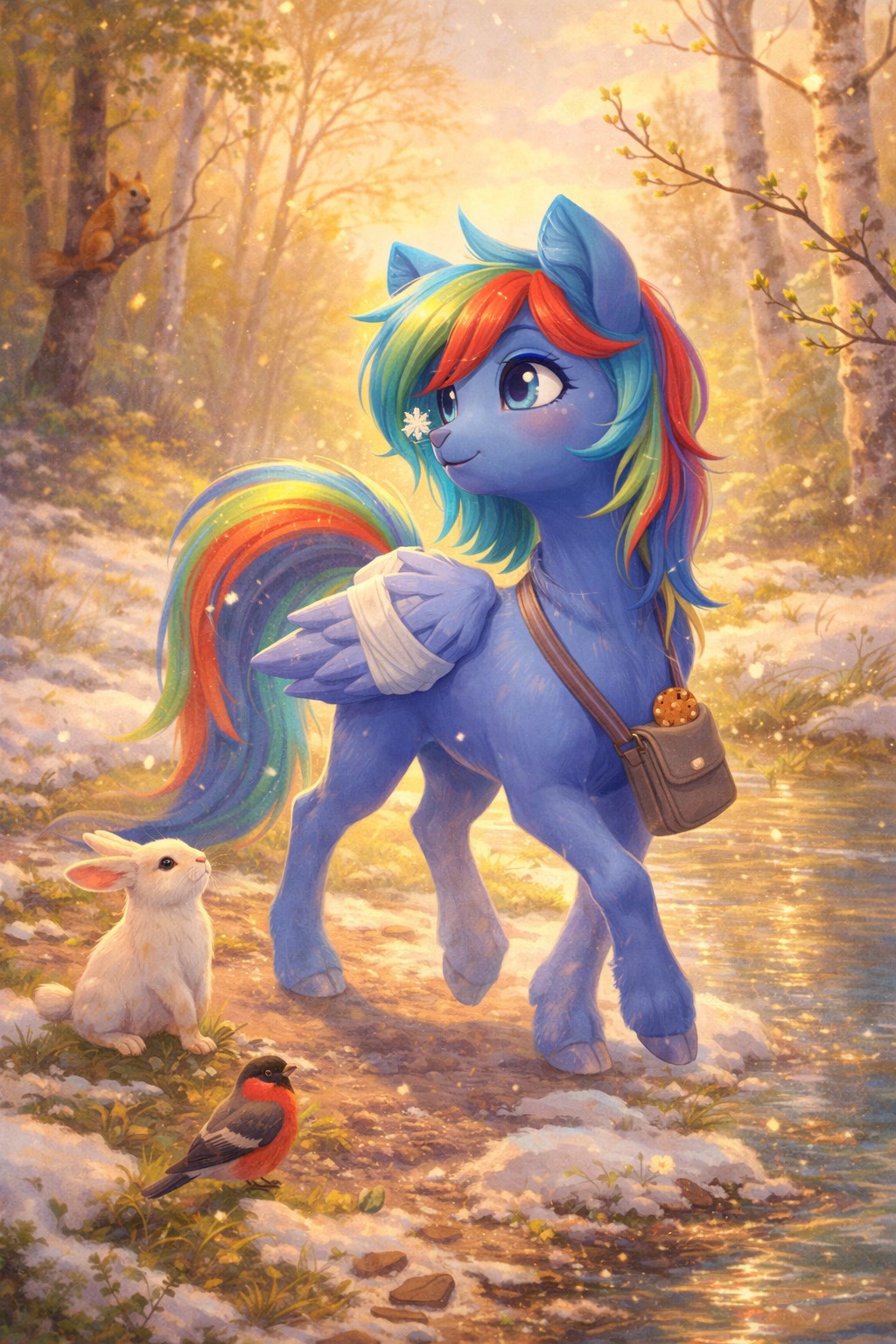 Обложка книги «Опасная оттепель, пони и печенье»