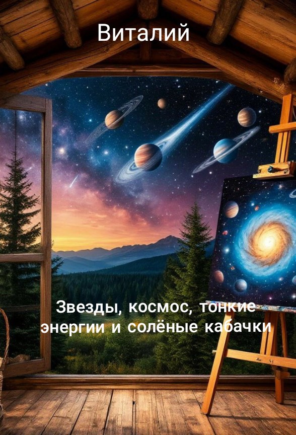 Обложка книги «Звёзды, космос, тонкие энергии и солёные кабачки»