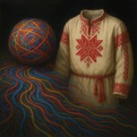 Обложка произведения Теория не струн, а нитей: информационные волокна как основа реальности и сознания